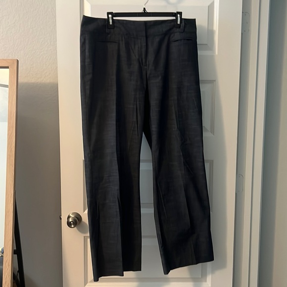 Rafaella Pants - Rafaella trousers size 16 Blue subtle stripes wear to work pants office business